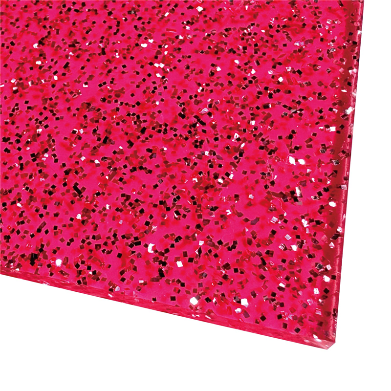 スター・レジン ラメアクリル板 ハッピーピンク 600×370×3mm 1枚（ご注文単位1枚）【直送品】