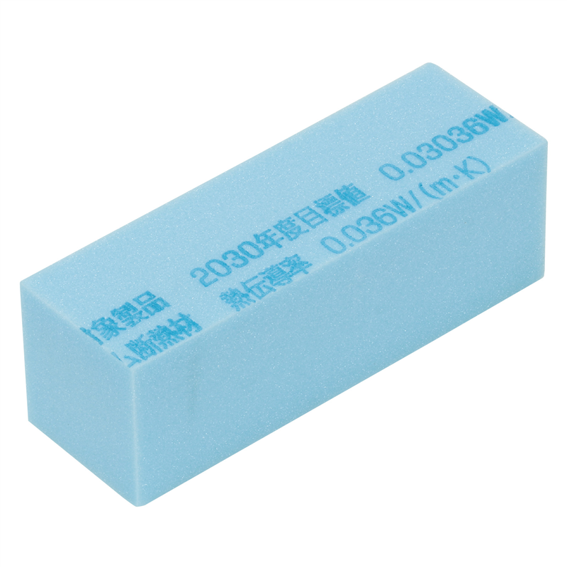 旭合同 スタイロフォーム 水色 100×100×300mm 1個（ご注文単位1個）【直送品】