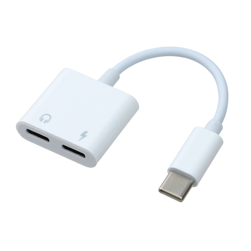 アーテック Type-C 2in1 充電&イヤホン変換アダプタ 1個（ご注文単位1個）【直送品】