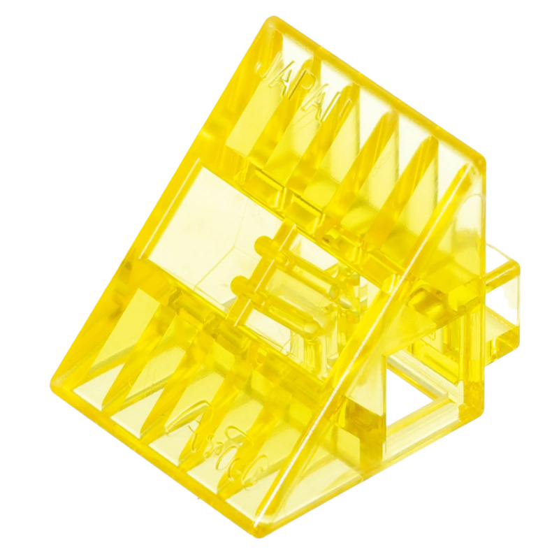 アーテック Artecブロック クリア 三角A 8pcs 黄 1セット（ご注文単位1セット）【直送品】