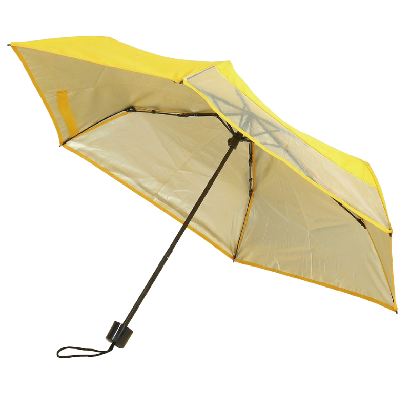 アーテック 晴雨兼用折り畳み傘 黄色 1本（ご注文単位1本）【直送品】