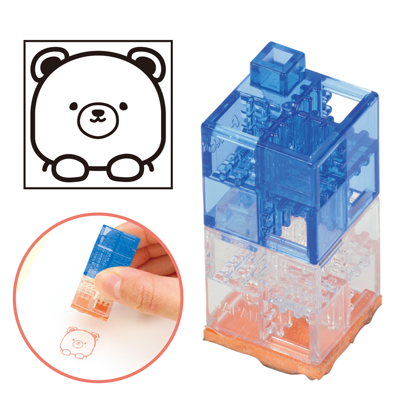 アーテック つながるブロックスタンプ クマ 1個（ご注文単位1個）【直送品】