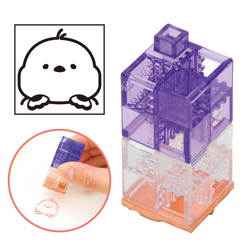 アーテック つながるブロックスタンプ シマエナガ 1個（ご注文単位1個）【直送品】