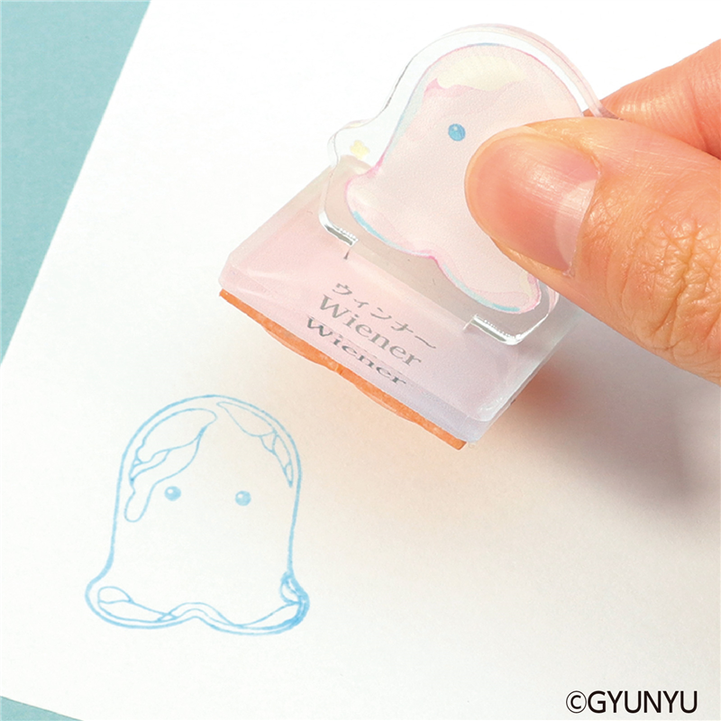 アーテック GYUNYU アクリルスタンドスタンプ ウインナー 1個(ご注文単位1個)【直送品】