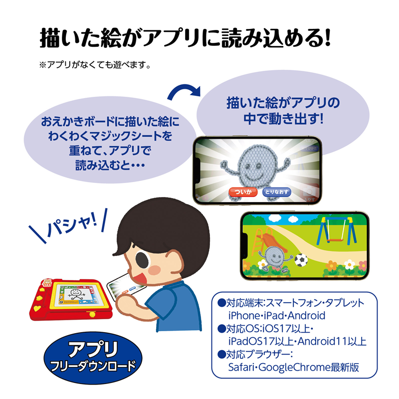 アーテック おえかきボード ぬりえアプリ付 1個（ご注文単位1個）【直送品】