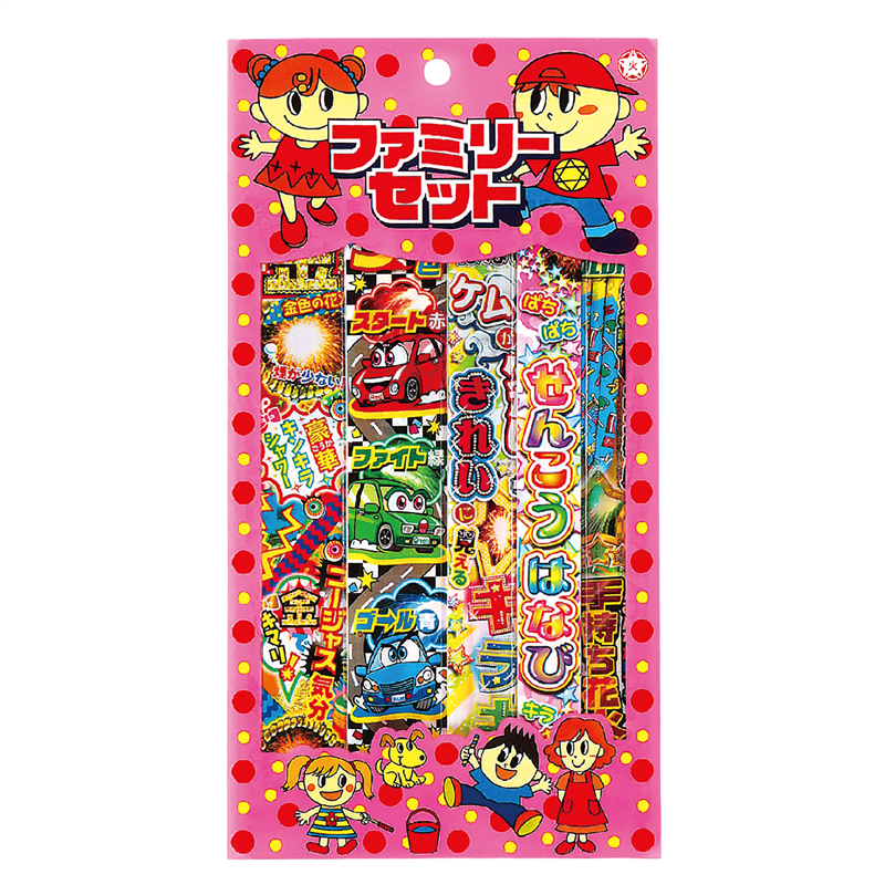 若松屋 玩具花火 ファミリーセット S 1個（ご注文単位1個）【直送品】