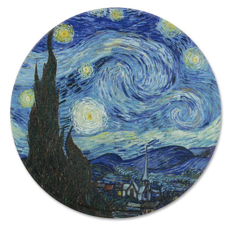 ㈱アーテック 白雲石コースター名画 星月夜 1枚（ご注文単位1枚）【直送品】