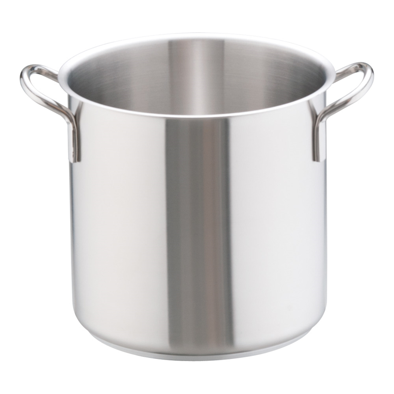 ムラノ インダクション18-8寸胴鍋 (蓋無)24cm 1箱(ご注文単位1箱)【直送品】