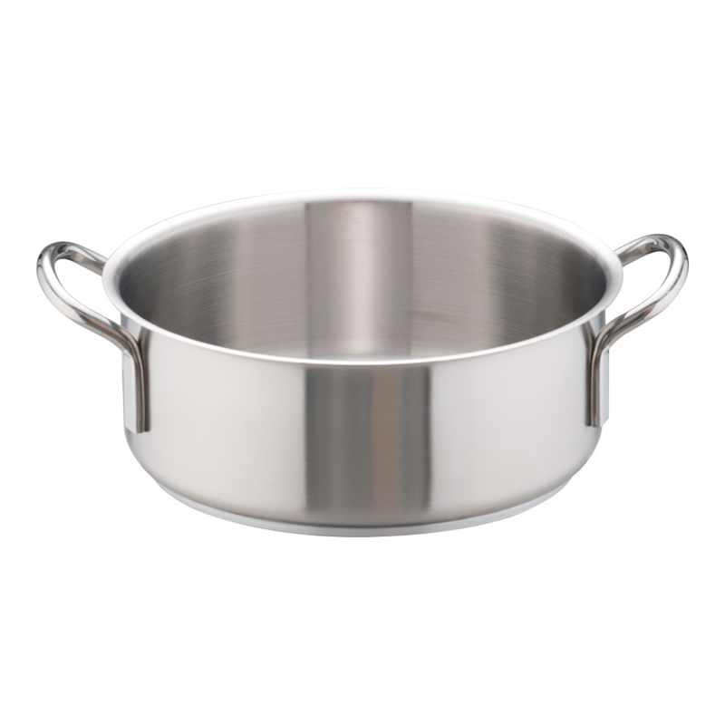 ムラノ インダクション 18-8外輪鍋 (蓋無)24cm 1箱(ご注文単位1箱)【直送品】