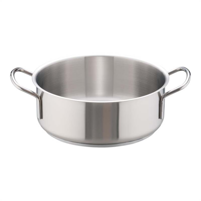 ムラノ インダクション 18-8外輪鍋 (蓋無)28cm 1箱(ご注文単位1箱)【直送品】