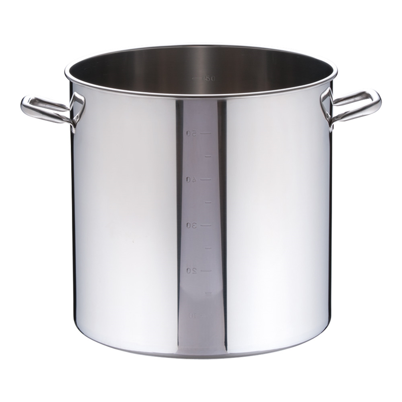 SAパワー・デンジ寸胴鍋 目盛付(蓋無) 42cm 1箱(ご注文単位1箱)【直送品】