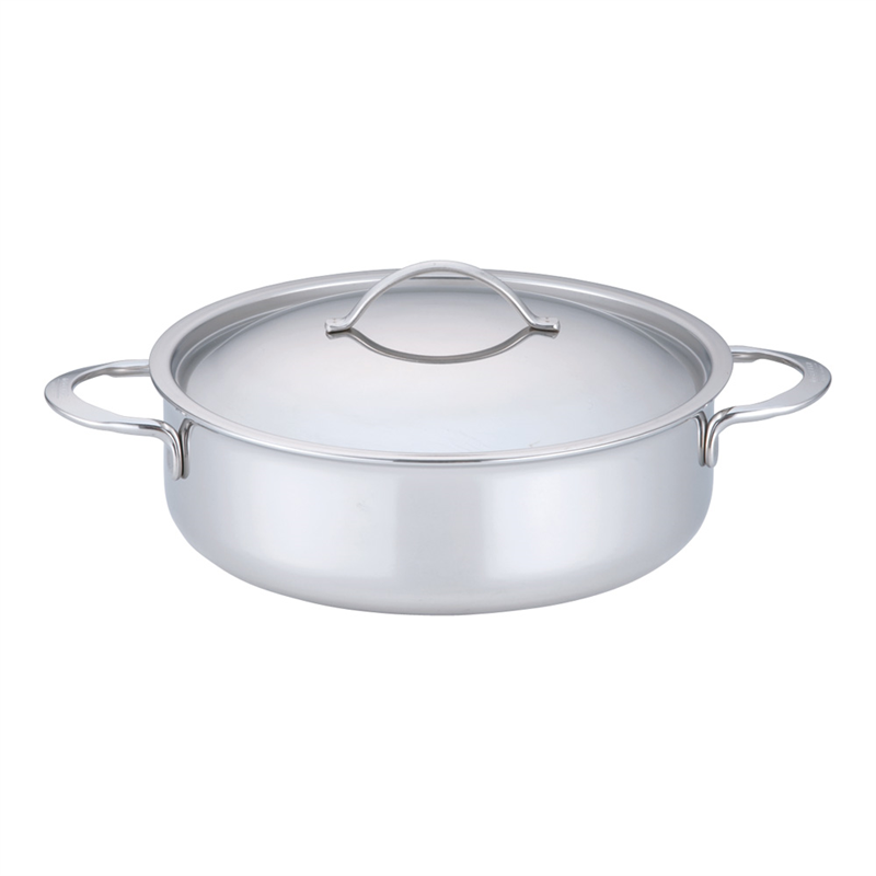 18-10プライオリティ 外輪鍋(蓋付) 3693-24 デバイヤー 1個(ご注文単位1個)【直送品】