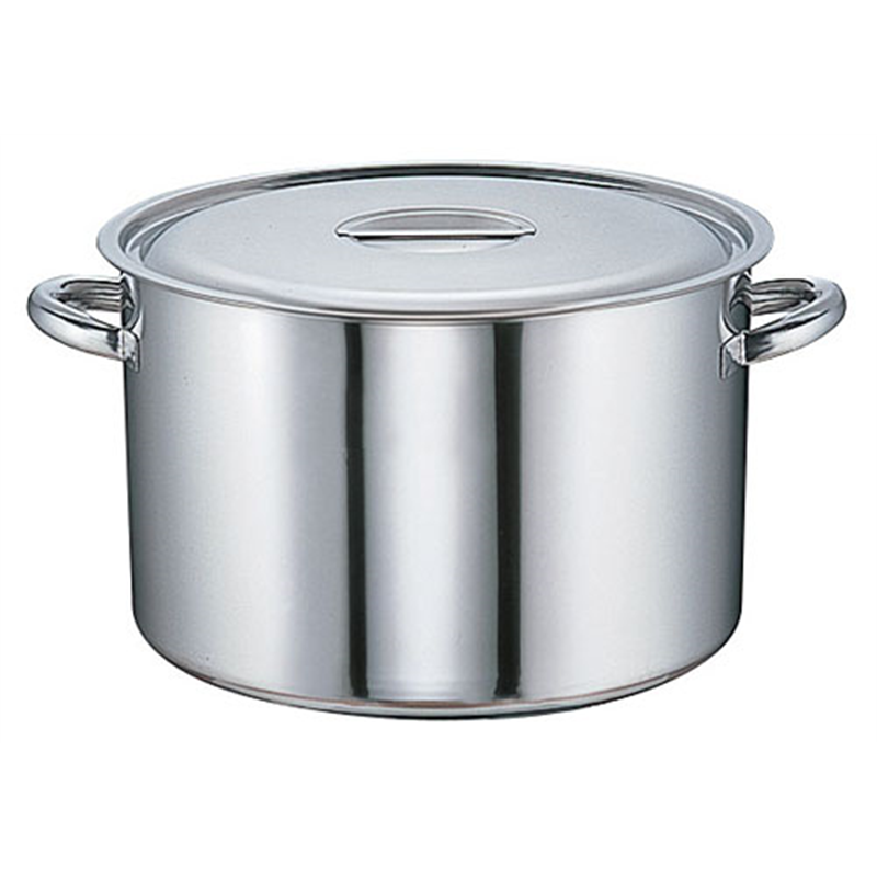 SAモリブデン 半寸胴鍋(目盛付) 27cm 1箱(ご注文単位1箱)【直送品】