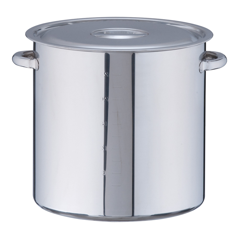 SA18-8　寸胴鍋（目盛付） 33cm 1箱（ご注文単位1箱）【直送品】