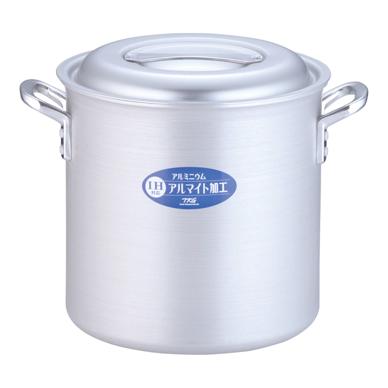 TKG　IHアルミ　寸胴鍋（目盛付） 27cm 1袋（ご注文単位1袋）【直送品】