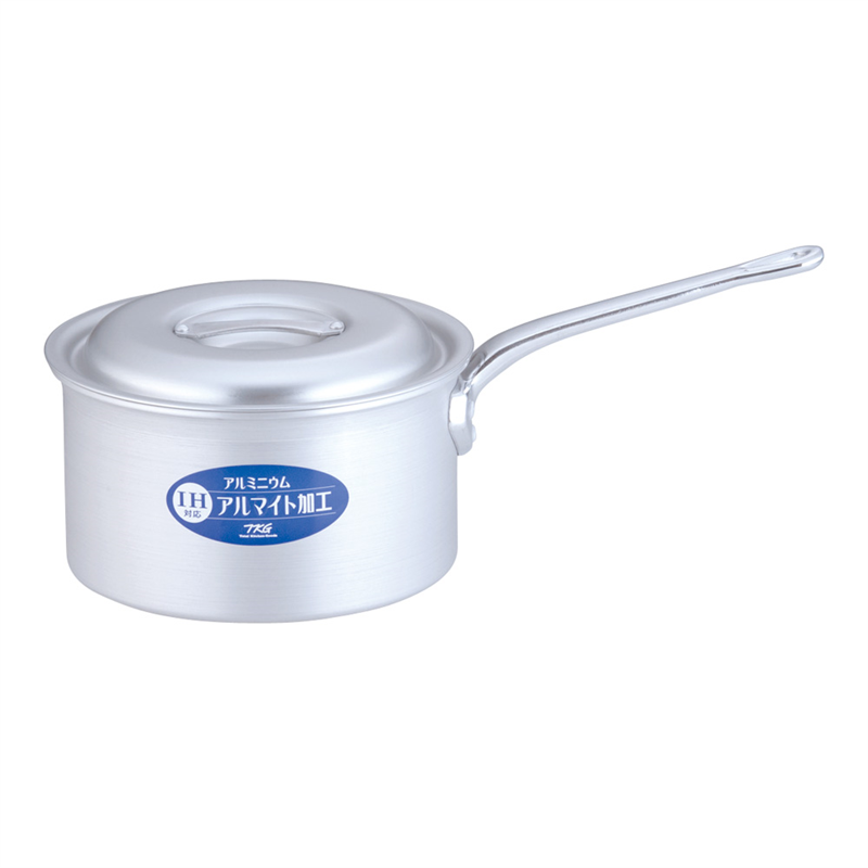 TKG　IHアルミ　深型片手鍋（目盛付） 21cm 1個（ご注文単位1個）【直送品】