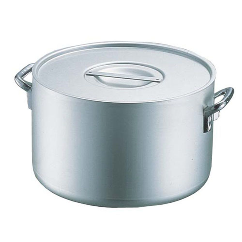 エコクリーン　アルミ　エレテック半寸胴鍋 39cm 1箱（ご注文単位1箱）【直送品】