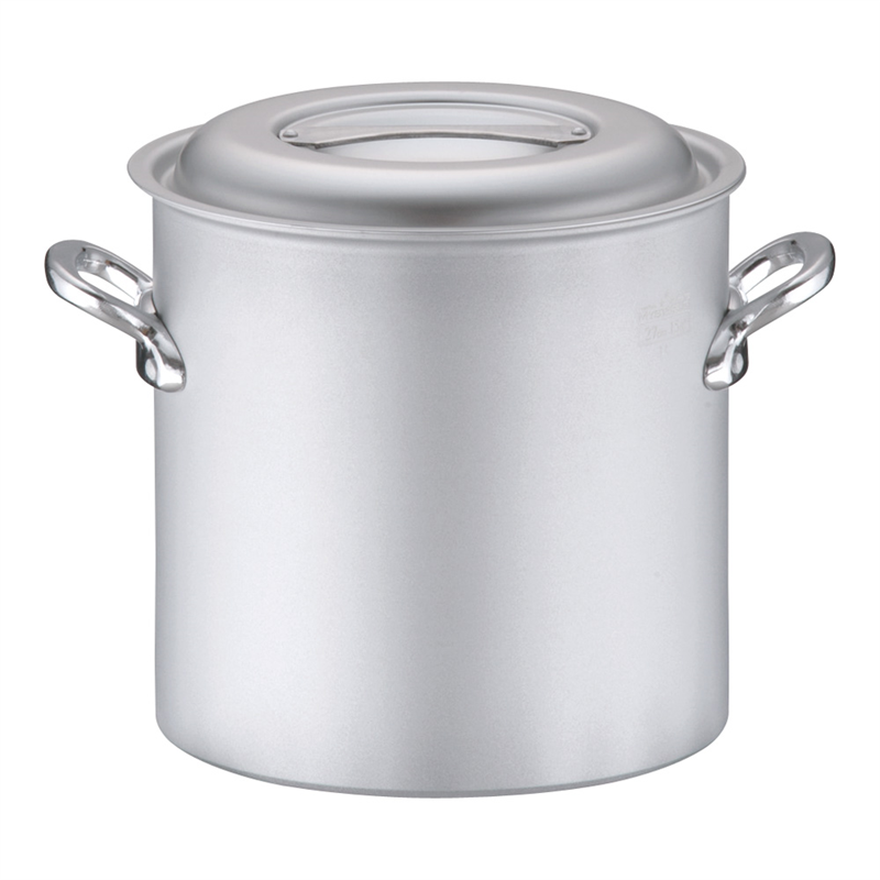 アルミ　プロマイスターIH　寸胴鍋 27cm 1箱（ご注文単位1箱）【直送品】