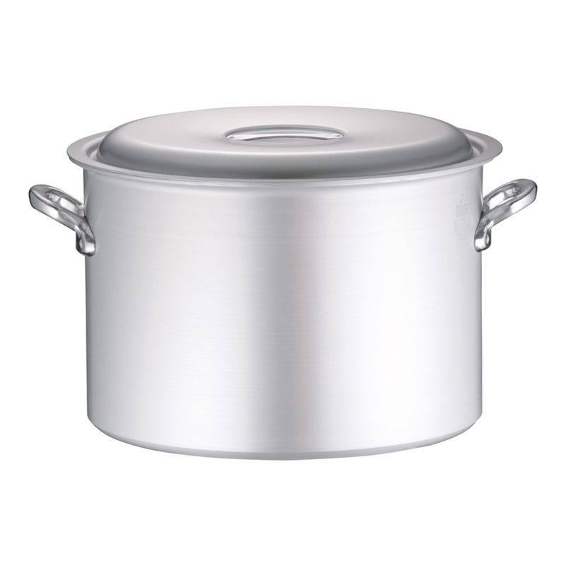 アルミ マイスター半寸胴鍋 51cm 1袋(ご注文単位1袋)【直送品】