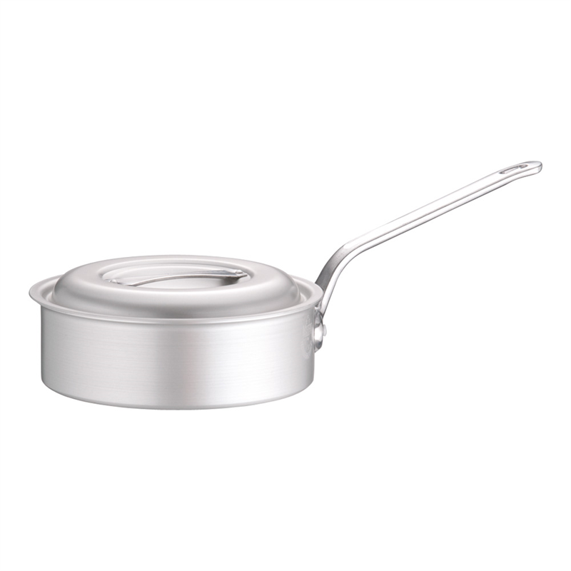 アルミ マイスター片手浅型鍋 27cm 1袋(ご注文単位1袋)【直送品】