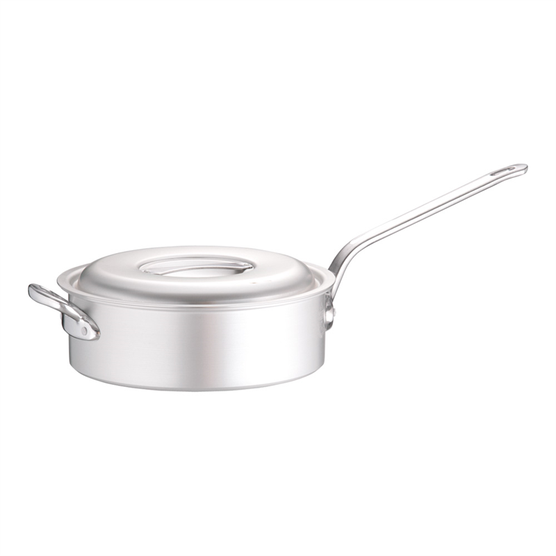 アルミ マイスター片手浅型鍋 33cm 1袋(ご注文単位1袋)【直送品】