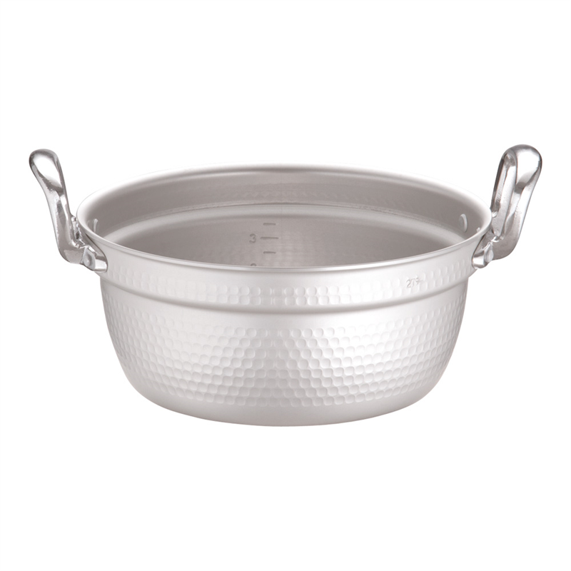 マイスター　アルミ円付鍋 （目盛付）27cm 1袋（ご注文単位1袋）【直送品】