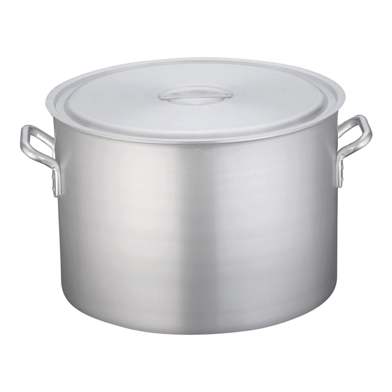 半寸胴鍋 アルミニウム(アルマイト加工) (目盛付)TKG 54cm 1箱(ご注文単位1箱)【直送品】