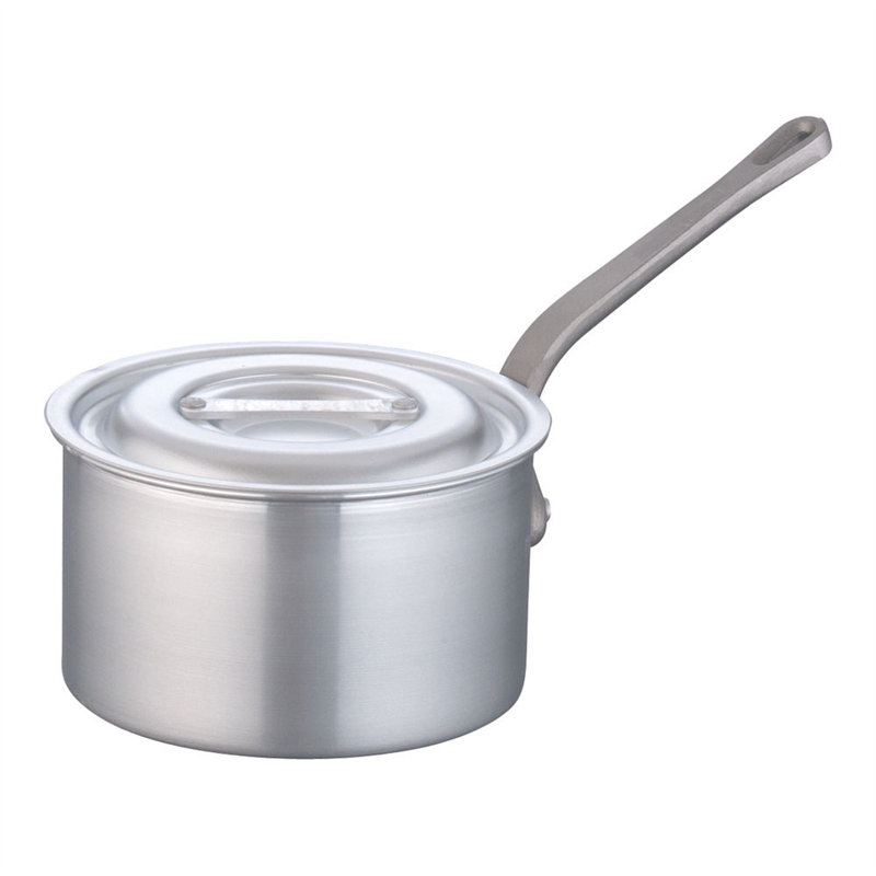 片手深型鍋アルミニウム(アルマイト加工) (目盛付)TKG 18cm 1袋(ご注文単位1袋)【直送品】