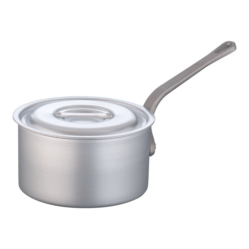 片手深型鍋アルミニウム(アルマイト加工) (目盛付)TKG 21cm 1袋(ご注文単位1袋)【直送品】