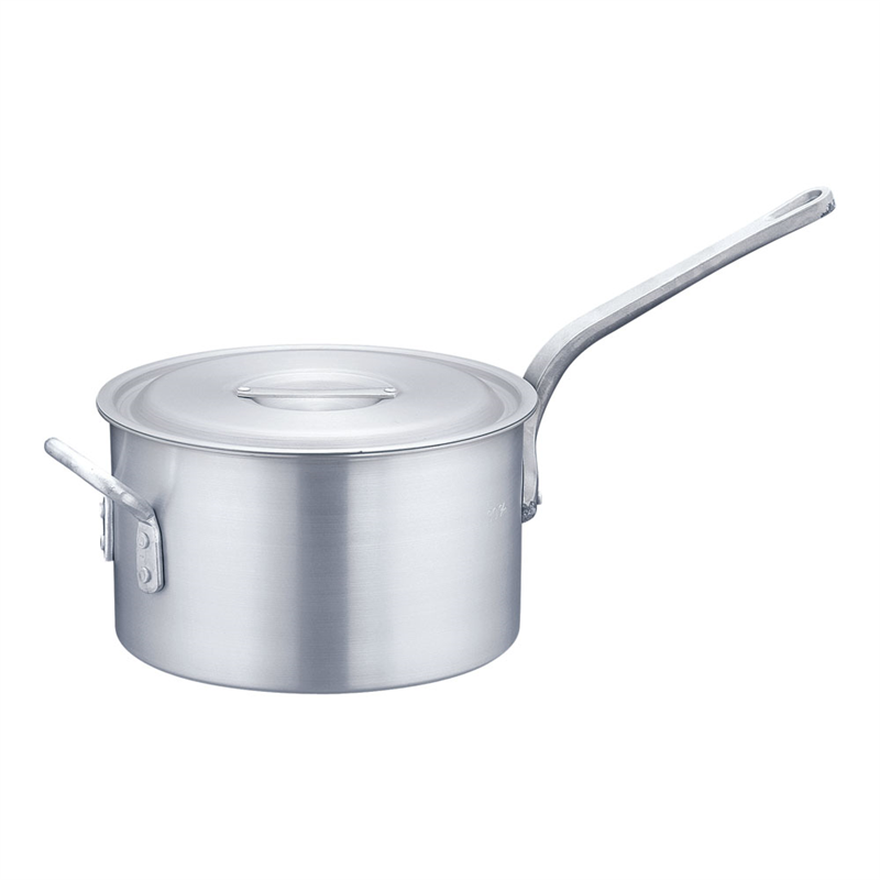 片手深型鍋アルミニウム(アルマイト加工) (目盛付)TKG 30cm 1袋(ご注文単位1袋)【直送品】