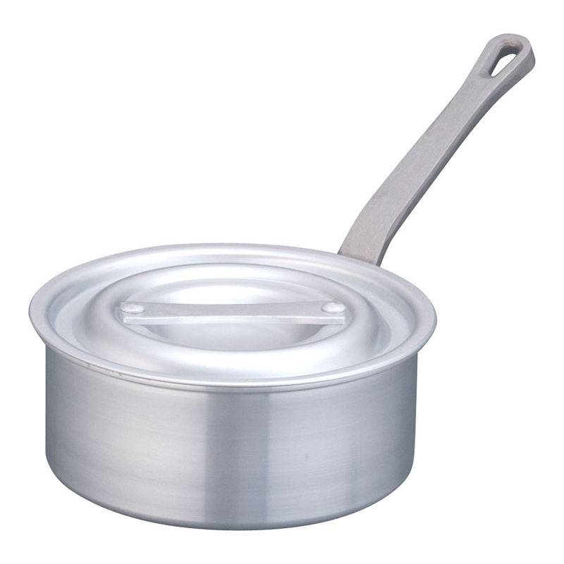 片手浅型鍋アルミニウム(アルマイト加工) (目盛付)TKG 15cm 1袋(ご注文単位1袋)【直送品】