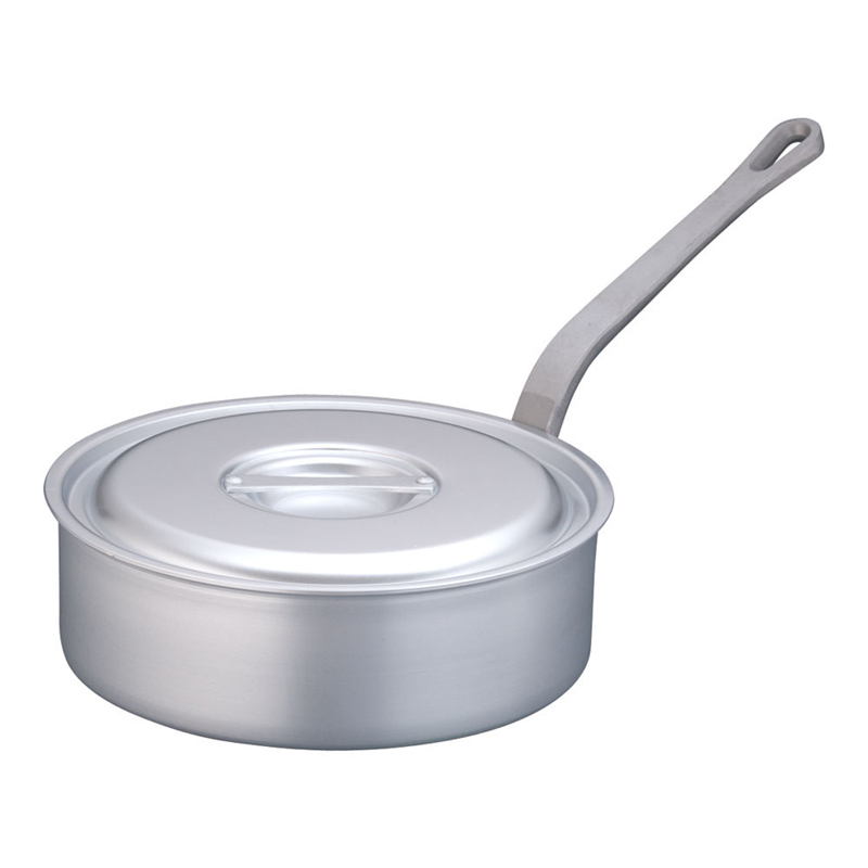 片手浅型鍋アルミニウム(アルマイト加工) (目盛付)TKG 30cm 1袋(ご注文単位1袋)【直送品】