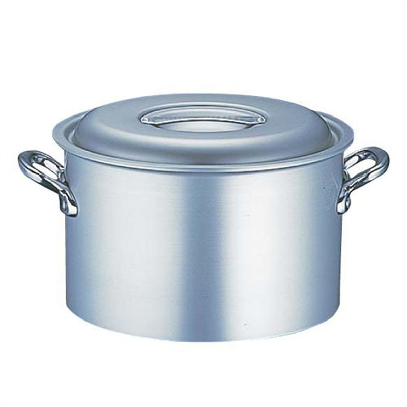 エコクリーン　アルミ　マイスター半寸胴鍋 33cm 1袋（ご注文単位1袋）【直送品】