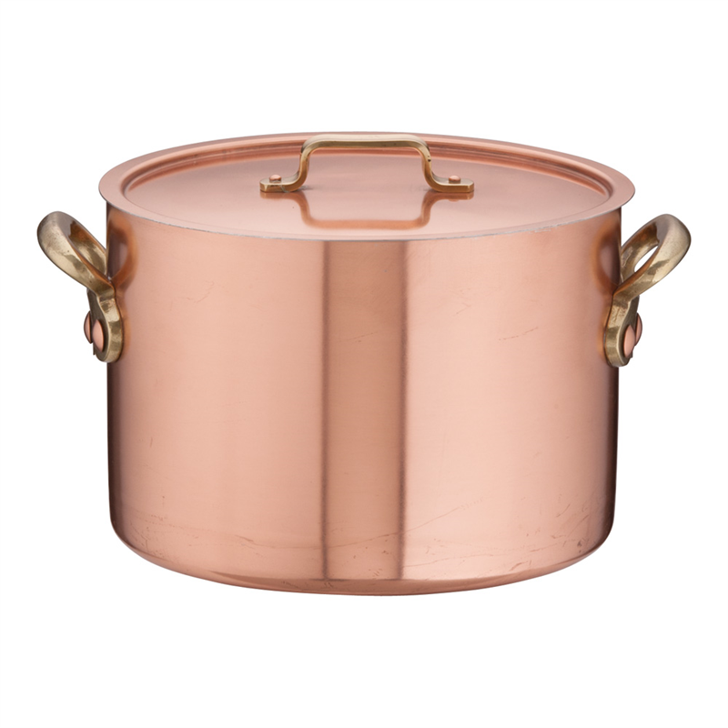 SAエトール銅 半寸胴鍋 24cm 1箱(ご注文単位1箱)【直送品】