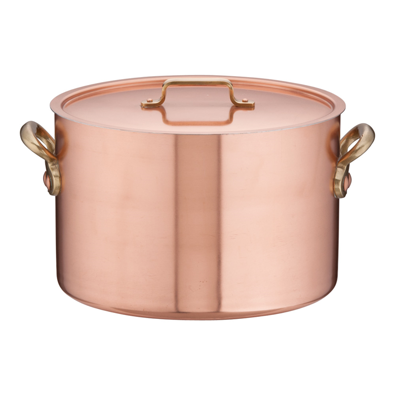 SAエトール銅 半寸胴鍋 27cm 1箱(ご注文単位1箱)【直送品】