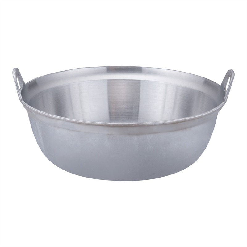 アルミイモノ円付鍋 42cm 1袋（ご注文単位1袋）【直送品】
