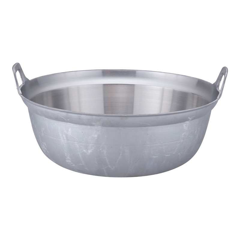 アルミイモノ円付鍋 51cm 1袋（ご注文単位1袋）【直送品】