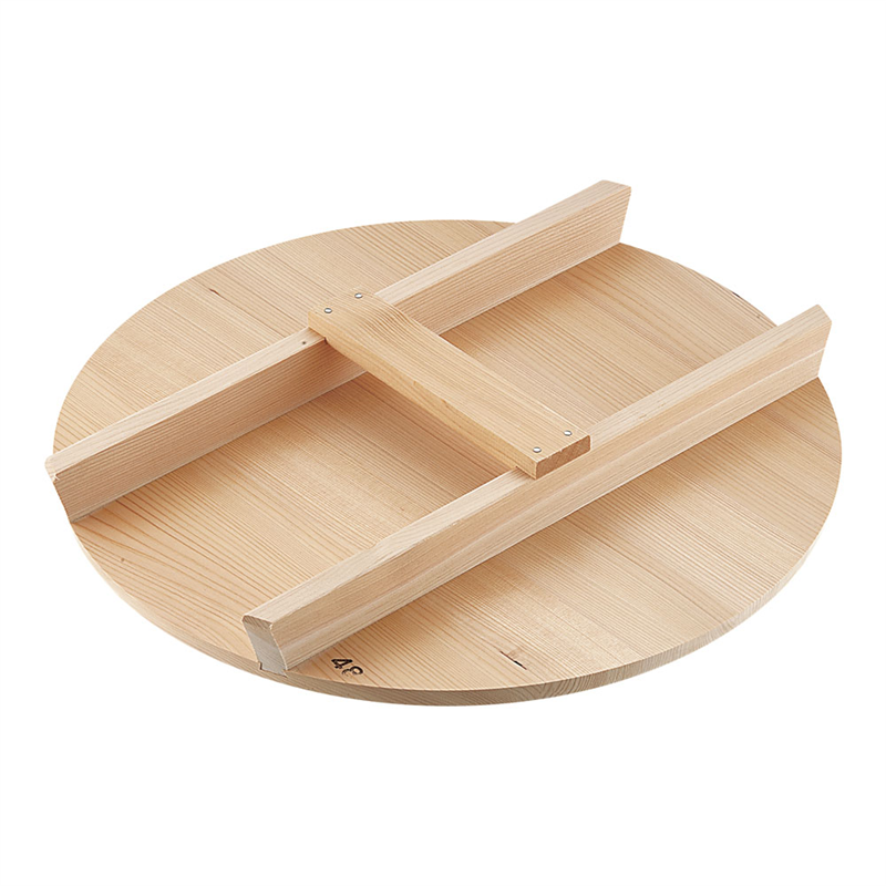 厚手サワラH型取手木蓋 48cm用 1個(ご注文単位1個)【直送品】