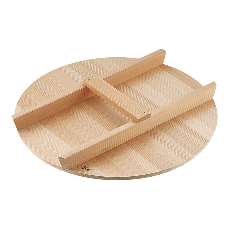 厚手サワラH型取手木蓋 54cm用 1個(ご注文単位1個)【直送品】