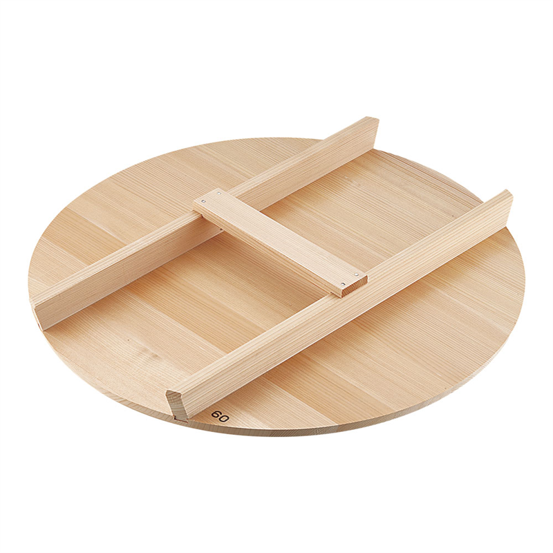 厚手サワラH型取手木蓋 60cm用 1個(ご注文単位1個)【直送品】
