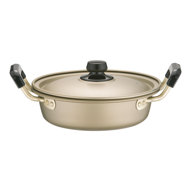 アカオ　しゅう酸　実用鍋　浅型（硬質） 18cm 1袋（ご注文単位1袋）【直送品】