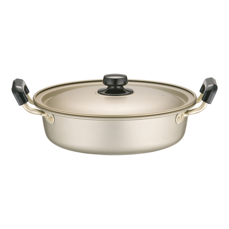 アカオ しゅう酸 実用鍋 浅型(硬質) 28cm 1袋(ご注文単位1袋)【直送品】