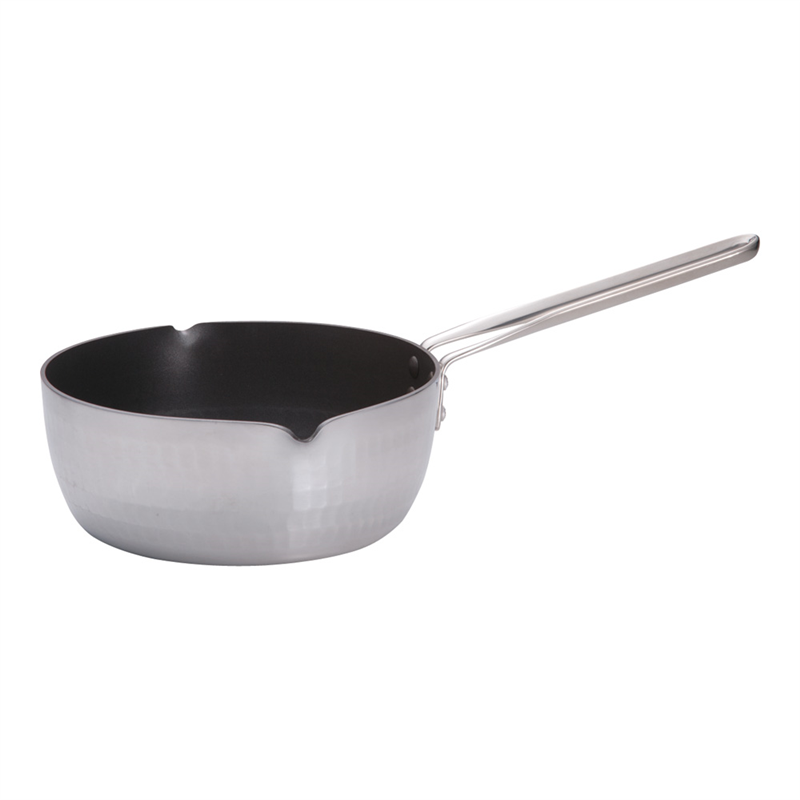 TKG共柄厚板 アルミテフロン雪平鍋 19cm 1袋(ご注文単位1袋)【直送品】