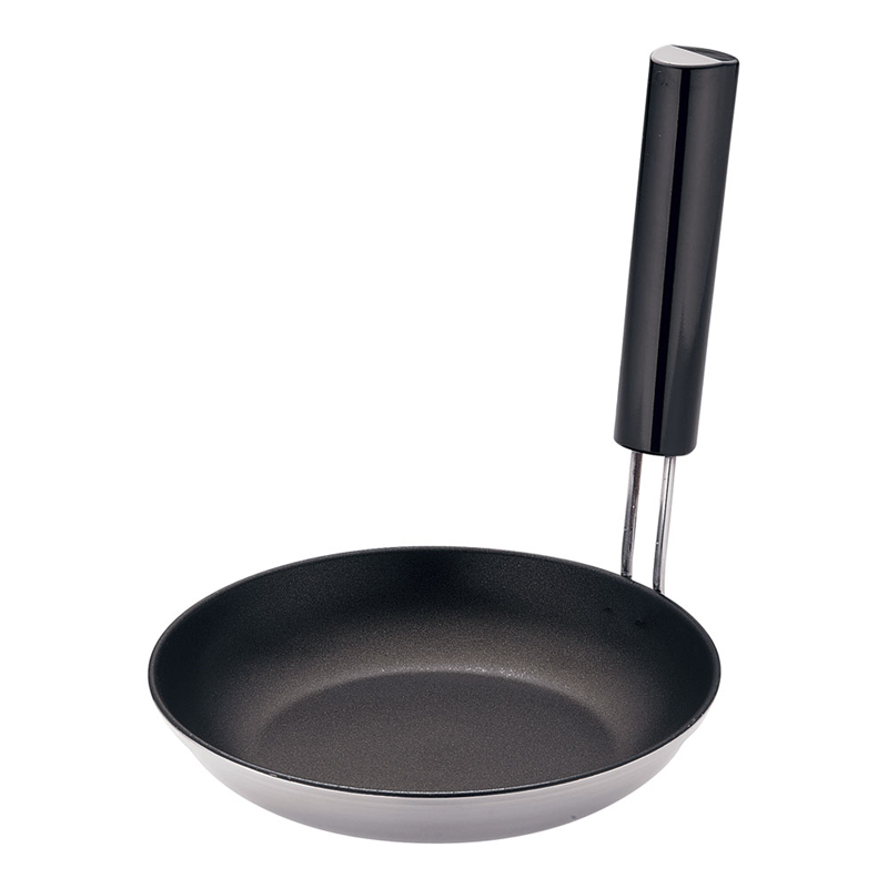 18-10PC柄 三層鋼親子鍋 フッ素加工 縦柄 1袋(ご注文単位1袋)【直送品】