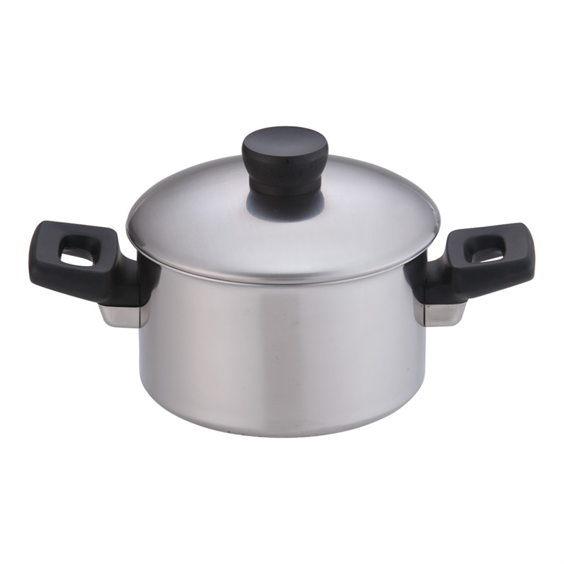 エルム IH 3層鋼 両手鍋 18cm 1箱(ご注文単位1箱)【直送品】