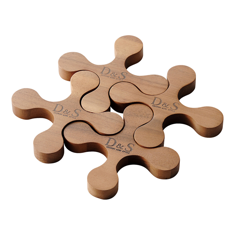 D&Sウッドウェア トリベット 4pcsセット 1箱(ご注文単位1箱)【直送品】