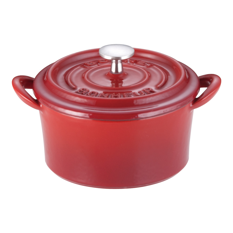 ボン・ボネール　ココット 9cm　レッド 1箱（ご注文単位1箱）【直送品】