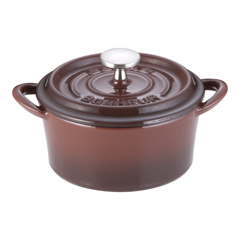 ボン・ボネール　ココット 12cm　ブラウン 1箱（ご注文単位1箱）【直送品】