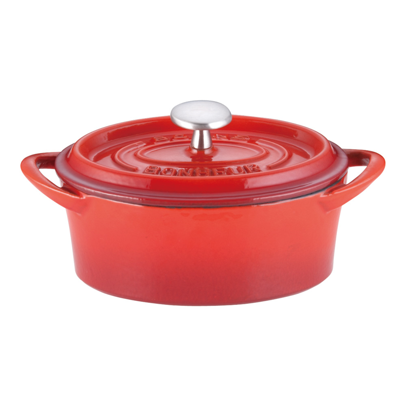 ボン・ボネール　ココットオーバル 14cm　レッド 1箱（ご注文単位1箱）【直送品】