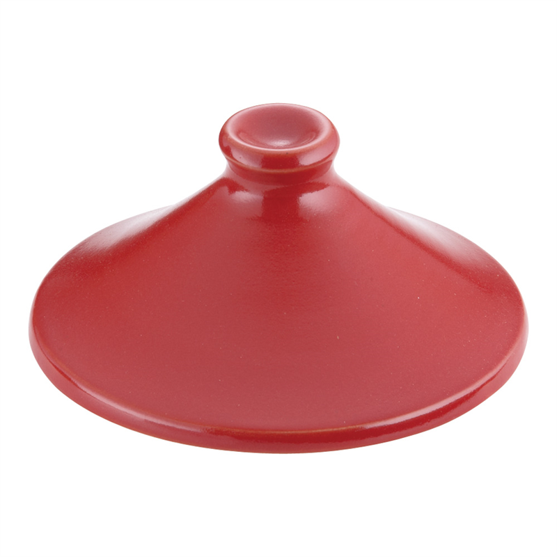 ブローディア タジン蓋 赤 19cm用 1箱(ご注文単位1箱)【直送品】